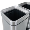 Ведро для раздельного сбора мусора, 2 емкости, Foodatlas  JAH-7520, 30л (15+15)