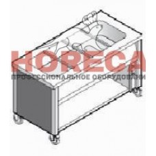 ПРИЛАВОК ДЛЯ 1 И 2 БЛЮД МАРМИТ НА ОТКРЫТОМ ШКАФУ EMAINOX 8EGB 11 8045010 (94344)