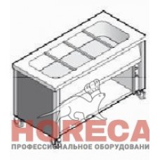 ПРИЛАВОК ДЛЯ 1 И 2 БЛЮД МАРМИТ НА ОТКРЫТОМ ШКАФУ EMAINOX EGB 12 8035010 (17100)