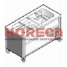 ПРИЛАВОК ДЛЯ 1 И 2 БЛЮД МАРМИТ НА ОТКРЫТОМ ШКАФУ EMAINOX EGB 23 8035057 (22532)