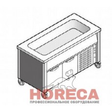 ПРИЛАВОК ДЛЯ ХОЛОД. БЛЮД С ОХЛ. ВАННОЙ НА НЕЙТРАЛЬНОМ ШКАФУ EMAINOX HCEAVR15 8035318HC (C9714)