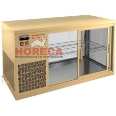 Витрина hicold vrl 1300 l beige