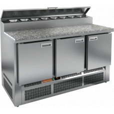 СТОЛ ДЛЯ ПИЦЦЫ HICOLD PZE2-111/GN (1/6H) КАМЕНЬ (R290)