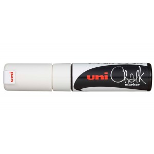 Маркер белый для оконных и стеклянных поверхностей Uni Chalk PWE-8K