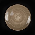 Тарелка мелкая 200 мм серо-коричневая «Corone Natura»