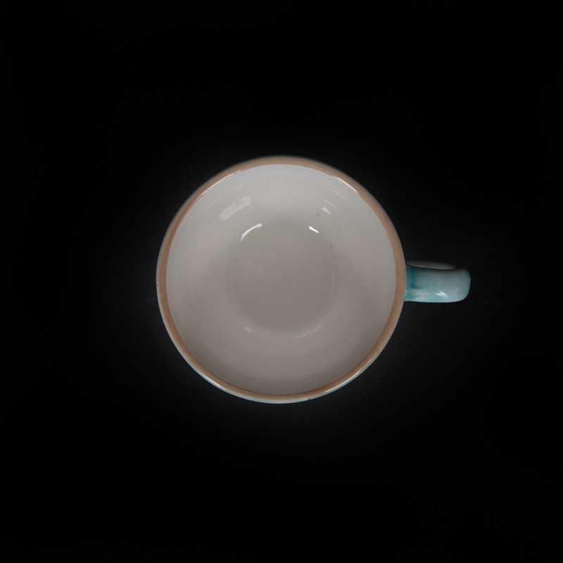 Чашка кофейная 95 мл голубая «Corone Natura»