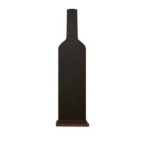 Меловая доска «Бутылка вина» 130х500 мм с подставкой