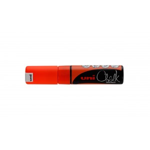 Маркер «Оранжевый неон» для оконных и стеклянных поверхностей Uni Chalk PWE-8K
