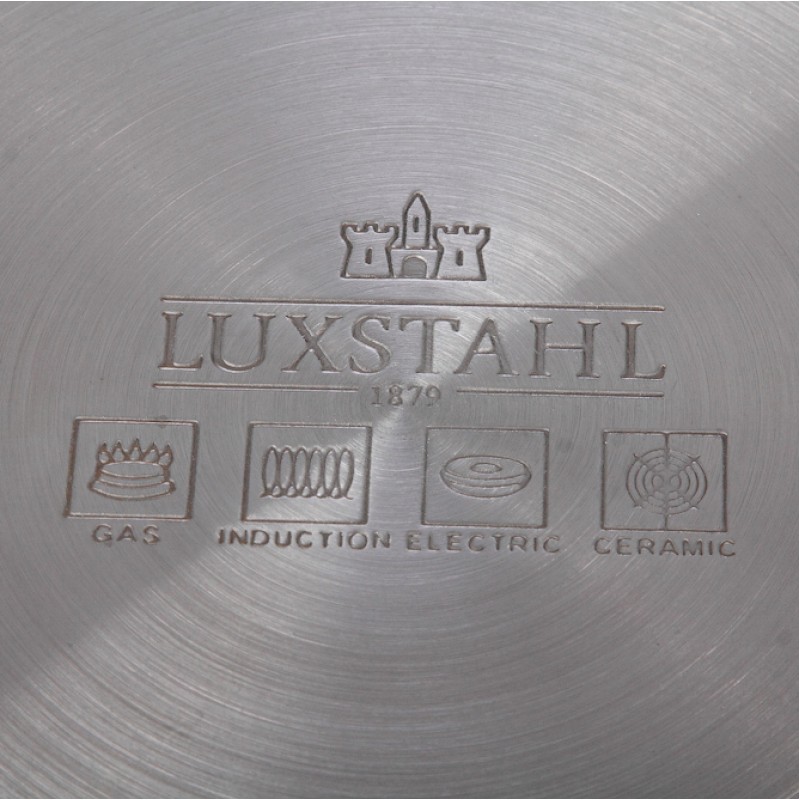 Сковорода Luxstahl 200/50 из нержавеющей стали [C24131]