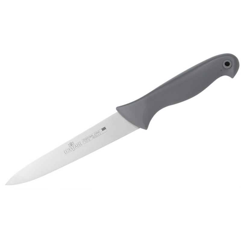 Нож универсальный 175 мм с цветными вставками Colour Luxstahl [WX-SL405]