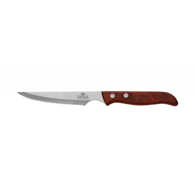 Нож для стейка 115 мм Wood Line Luxstahl [HX-KK069-A]