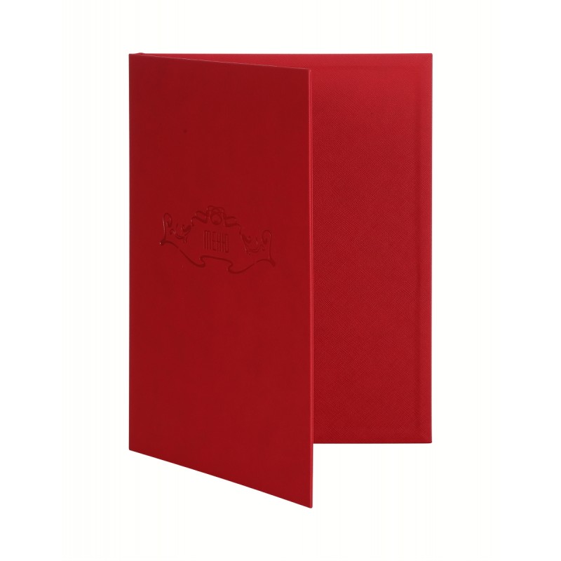 Папка для меню 250х320 мм Soft-touch, цвет: красный