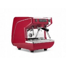 КОФЕМАШИНА РОЖКОВАЯ NUOVA SIMONELLI APPIA LIFE 1GR V 220V ВЫСОКАЯ ГРУППА АВТОМАТ КРАСНАЯ (D5305)