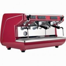 КОФЕМАШИНА РОЖКОВАЯ NUOVA SIMONELLI APPIA LIFE 2 GR V 220V ВЫСОКАЯ ГРУППА АВТОМАТ КРАСНАЯ (D5221)