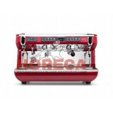 КОФЕМАШИНА РОЖКОВАЯ NUOVA SIMONELLI APPIA LIFE XT 2 GR V 220V ВЫСОКАЯ ГРУППА АВТОМАТ КРАСНАЯ (D5216)