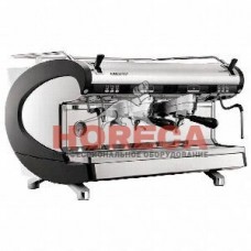 КОФЕМАШИНА РОЖКОВАЯ NUOVA SIMONELLI AURELIA WAVE SEM 2GR LED 220V ВЫСОКАЯ ГРУППА ПОЛУАВТОМАТ ЧЕРНАЯ (D5308)