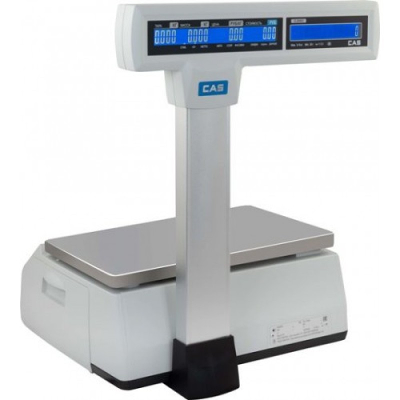 Весы CAS CL5000J-06IP с печатью этикеток со стойкой